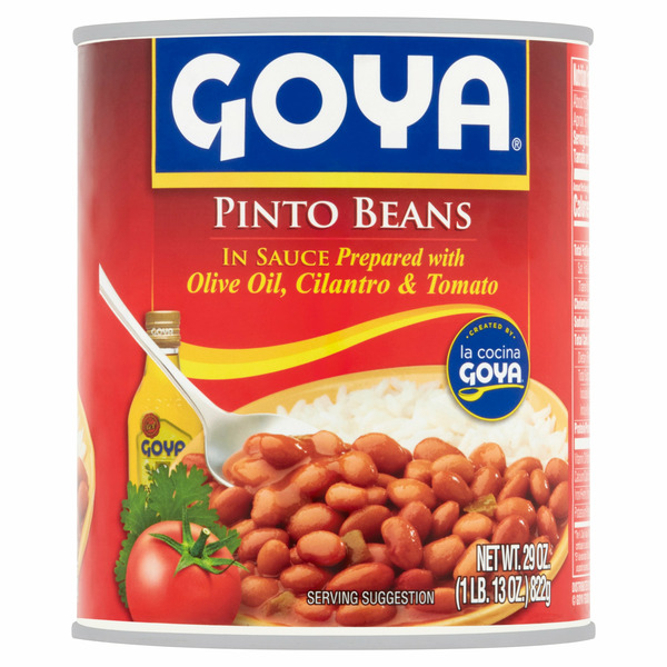 Canned Meals & Beans Goya Sauce Pinto Beans hero