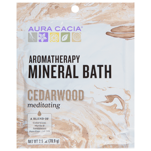 Body Lotions & Soap Aura Cacia Mineral Bath, Aromatherapy, Meditating Cedarwood hero