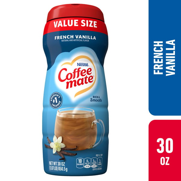 Coffee Coffee mate French Vanilla Powder Coffee Creamer hero