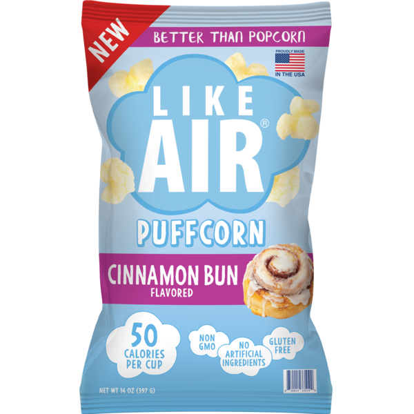 Buns & Rolls Like Air Cinnamon Bun Puffcorn hero