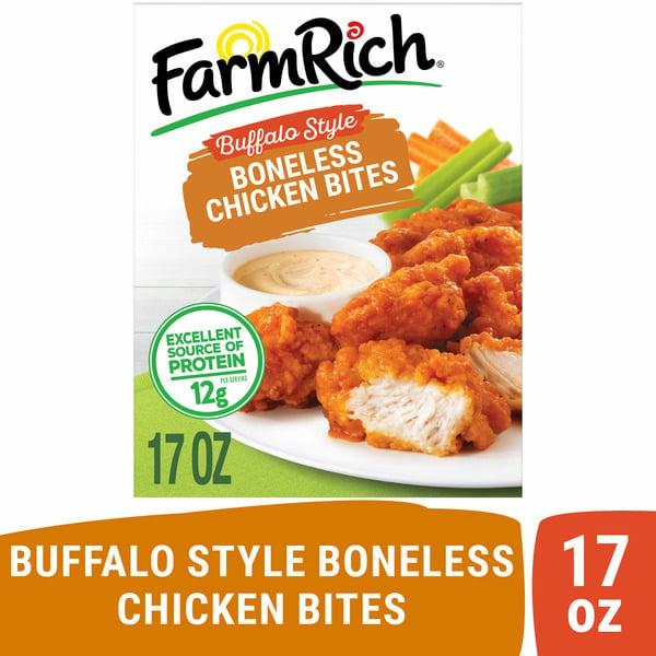 Lunch Meat Farm Rich Buffalo Style Boneless Chicken Bites hero