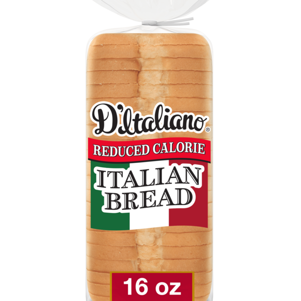 Bread D'Italiano Reduced Calorie, Italian Bread hero