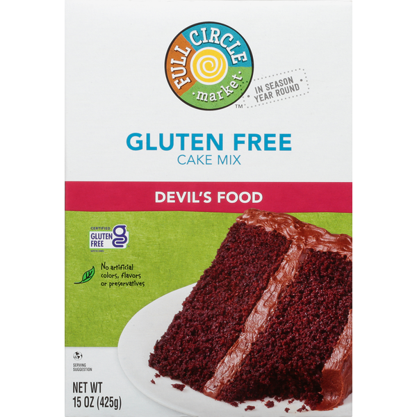 Doughs, Gelatins & Bake Mixes Full Circle Cake Mix, Gluten Free, Devil's Food hero