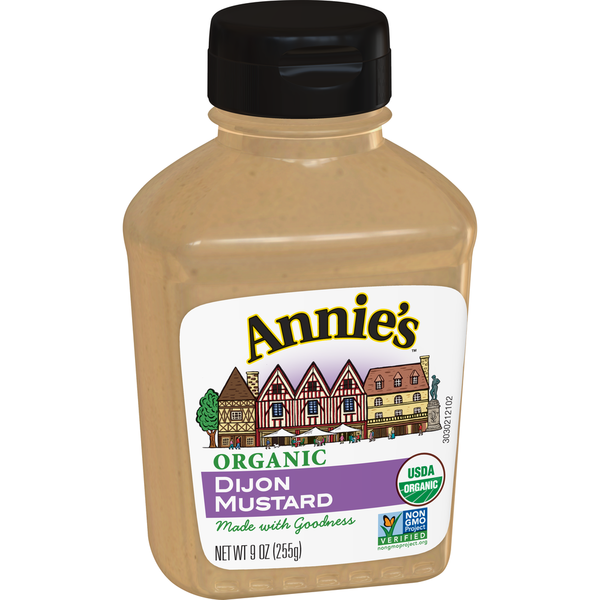 Condiments Annie's Certified Organic Dijon Mustard hero