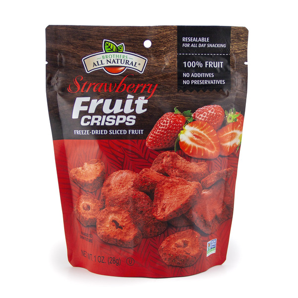 Nuts, Seeds & Dried Fruit Brothers All Natural Freeze Dried Strawberry Fruit Crisps hero