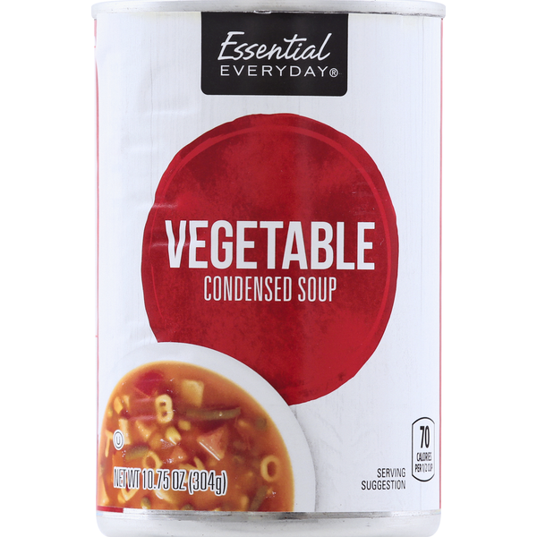 Soup, Broth & Bouillon Essential Everyday Condensed Soup, Vegetable hero