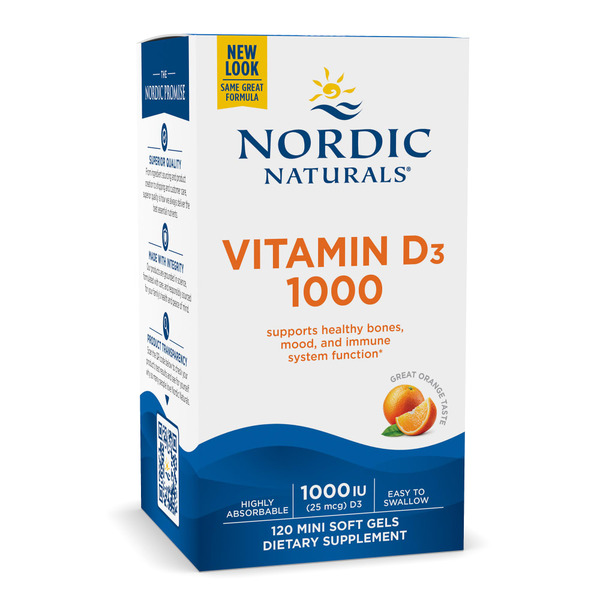 Vitamins & Supplements Nordic Naturals Vit D3 Soft Gel Orange hero