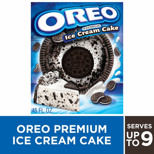 Desserts Oreo Premium Ice Cream Cake Made with Real Cookies and Creamy Vanilla Ice Cream hero