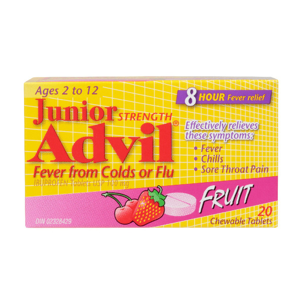 Cold, Flu & Allergy Advil - Children Junior Strength For Fever, Colds Or Flu hero