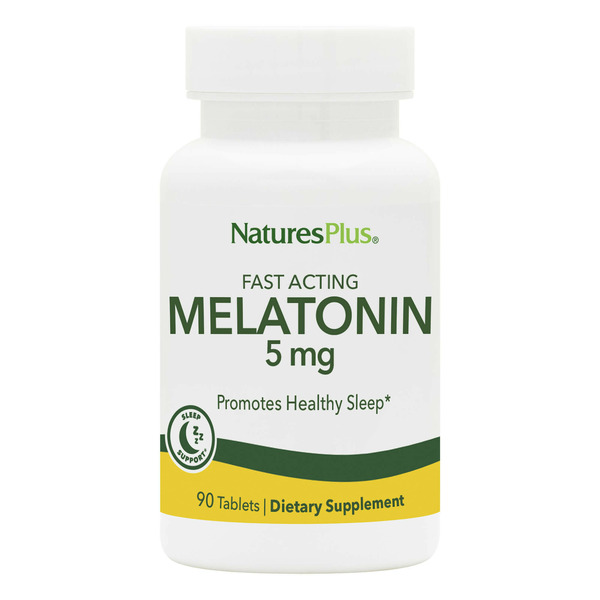 Stress & Sleep Aids NaturesPlus Melatonin 5 mg Tablets hero