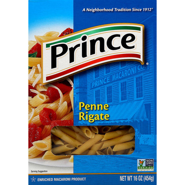 Dry Pasta Prince Penne Rigate hero