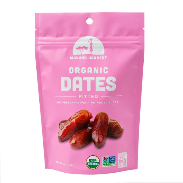 Nuts, Seeds & Dried Fruit Mavuno Harvest Organic Pitted Dates hero