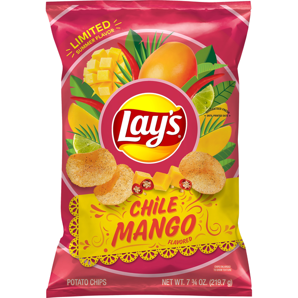 Chips & Pretzels Lay's Chili Mango Potato Chips hero