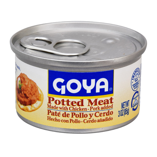 Canned Meat, Seafood & Beans Goya Potted Meat hero