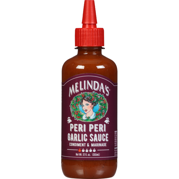 Condiments Melinda's Garlic Sauce, Peri Peri hero