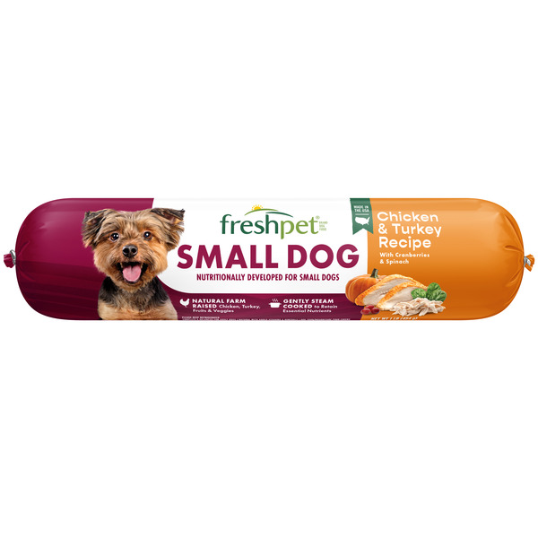 Dog Food & Care Freshpet Small Dog Fresh Chicken & Turkey Roll, Healthy & Natural Dog Food hero