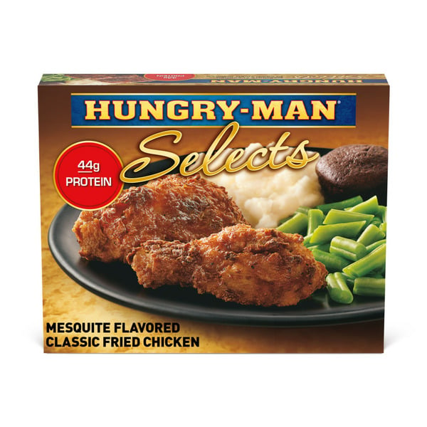 Frozen Meals Hungry-Man Mesquite Flavored Classic Fried Chicken, Frozen Meal hero