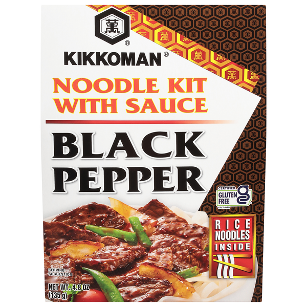 Asian Foods Kikkoman Noodle Kit, Black Pepper hero