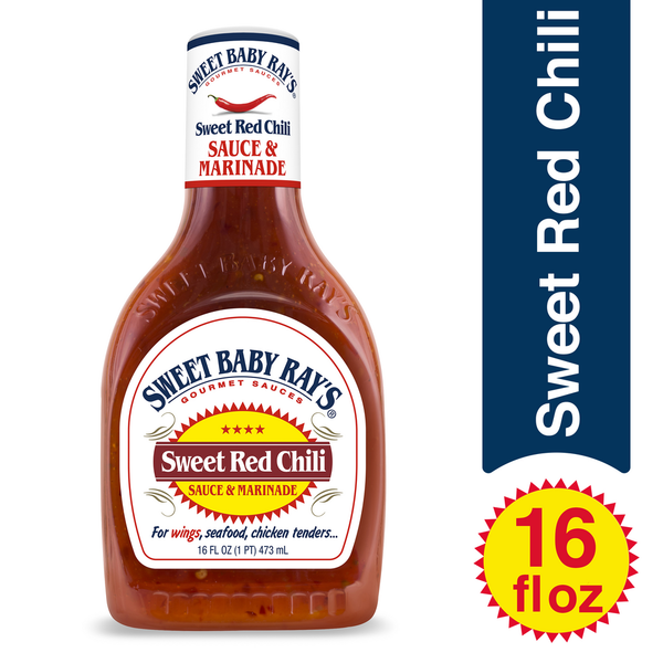 Marinades & Meat Preparation Sweet Baby Ray's Sweet Red Chili SQUEEZE BOTTLE Wing Sauce & Glaze hero