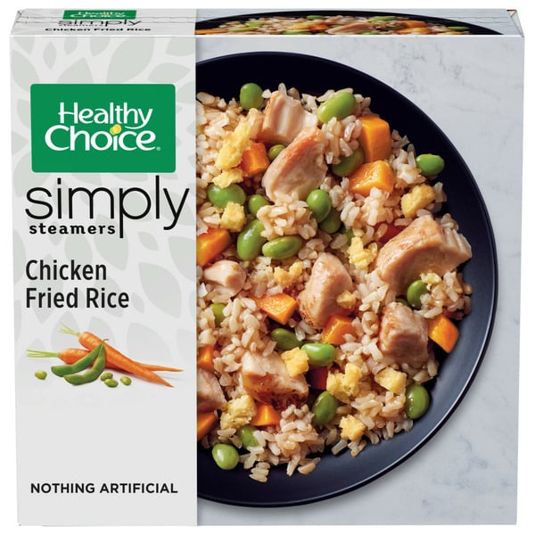 Frozen Meals Healthy Choice Simply Steamers Chicken Fried Rice Frozen Meal hero