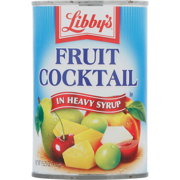 Canned Fruit & Applesauce Libby's Fruit Cocktail in Heavy Syrup hero