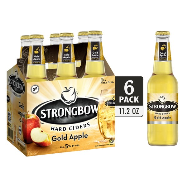 Beers & Coolers Strongbow Gold Apple Hard Cider hero