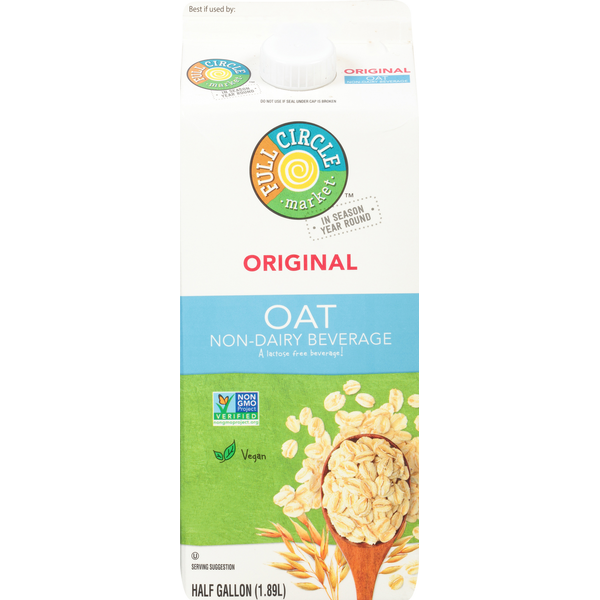 Milk Full Circle Oat Beverage, Non-Dairy, Original hero