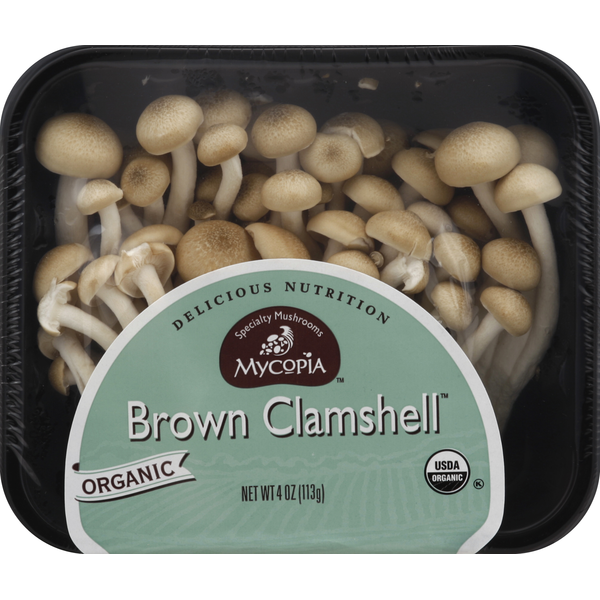 Fresh Vegetables Mycopia Specialty Mushrooms, Organic, Brown Clamshell hero