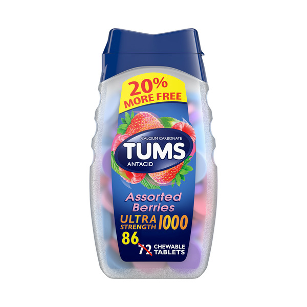 Digestion TUMS Chewable Antacid Tablets hero