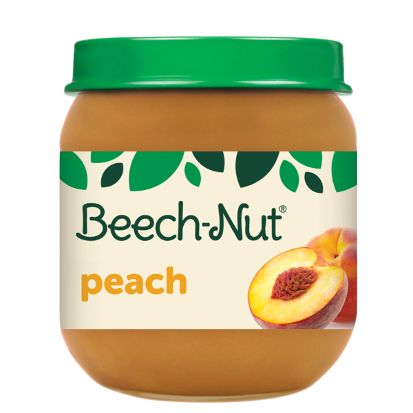 Baby Food & Formula Beech-Nut Peach Baby Food Jar hero