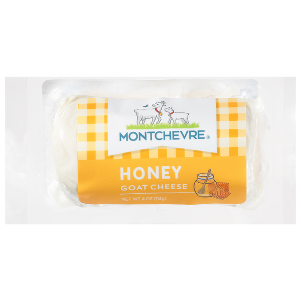 Packaged Cheese Montchevre Cheese, Goat, Honey hero