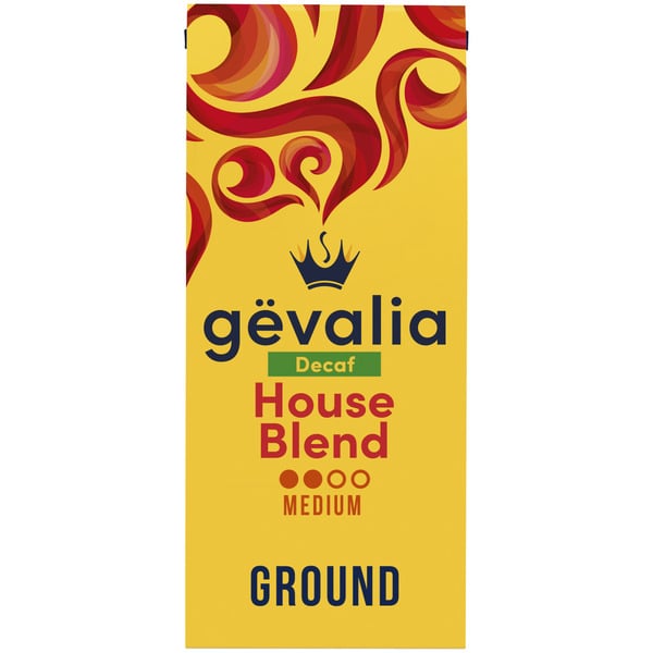 Coffee Gevalia House Blend Decaf Medium Roast Ground Coffee hero