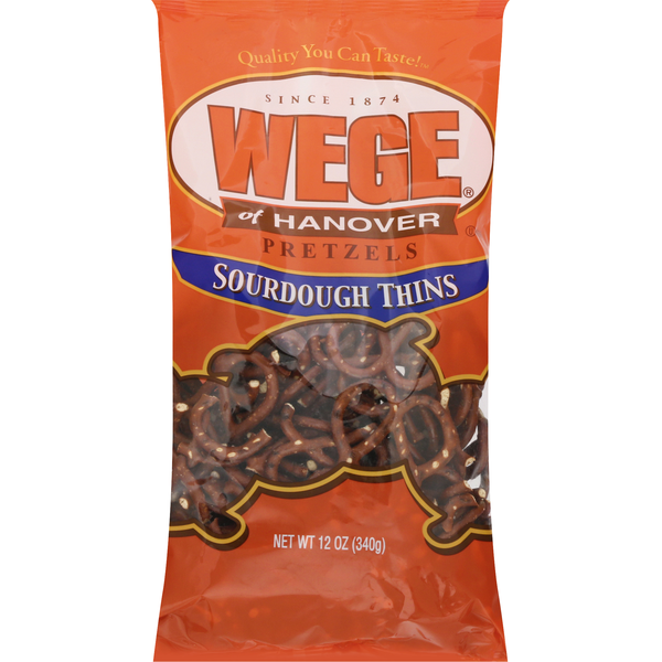 Chips & Pretzels Wege Pretzels, Sourdough Thins hero