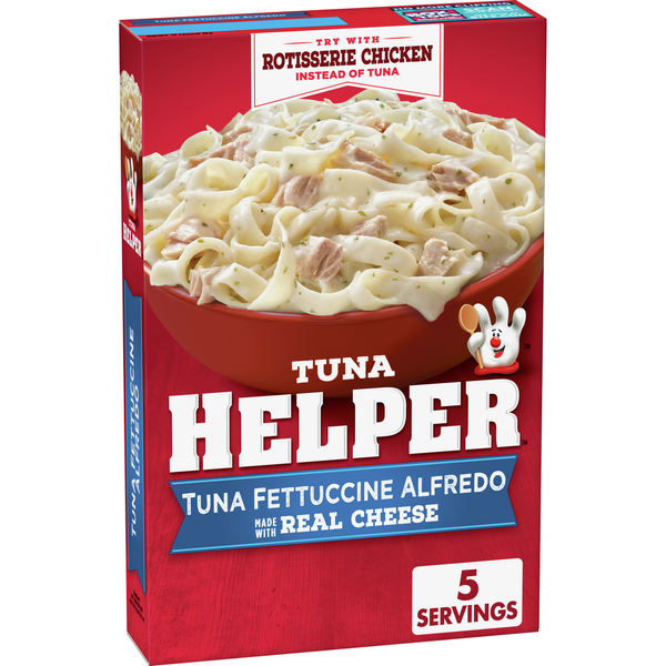 Instant Foods Betty Crocker Tuna Helper, Fettuccine Alfredo hero