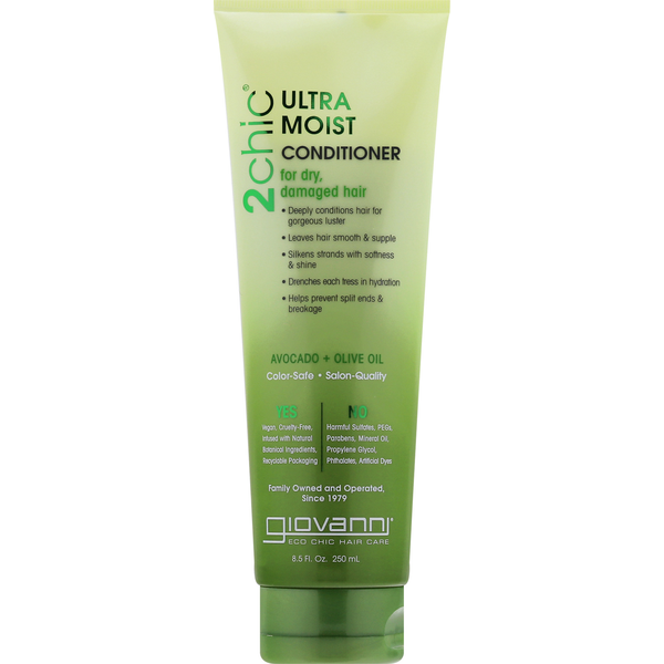 Hair Care Giovanni Conditioner, Ultra Moist, Avocado + Olive Oil hero