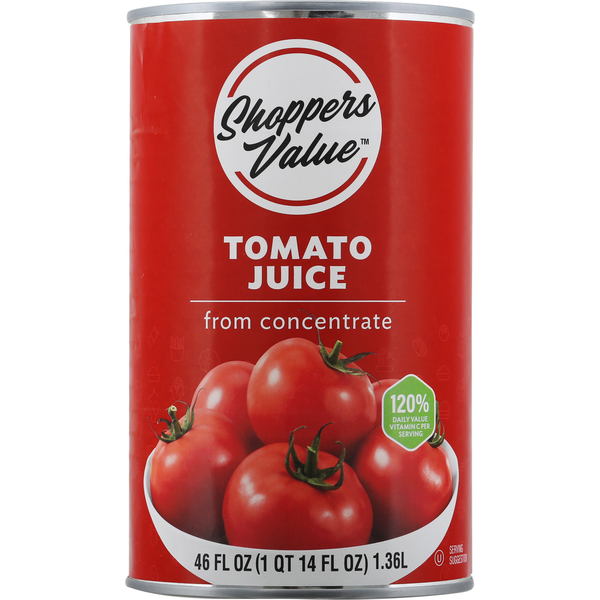 Juice & Nectars Shoppers Value Tomato Juice from Concentrate hero