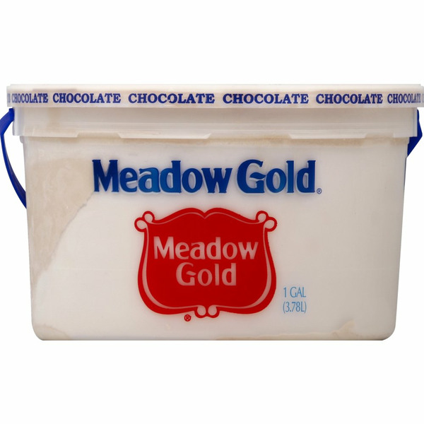 Ice Cream & Ice Meadow Gold ICe Cream Chocolate Gallon Plastic Pail hero