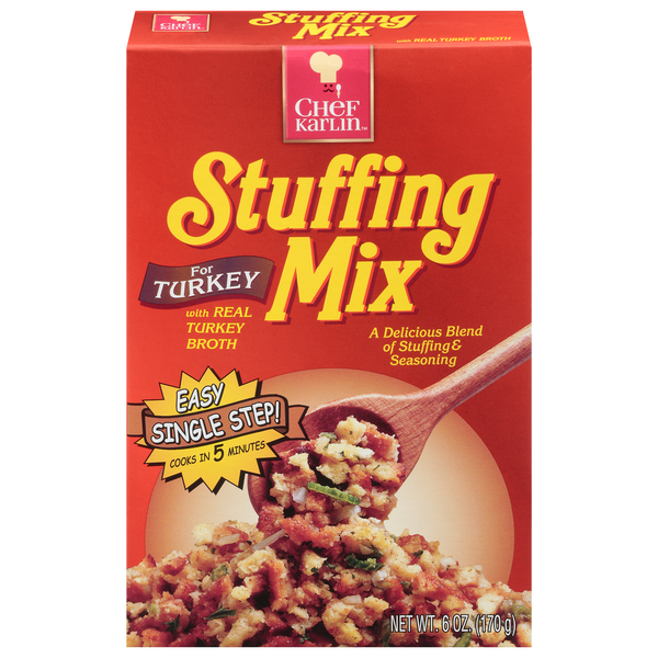 Instant Foods Karlin Foods Stuffing Mix, for Turkey hero