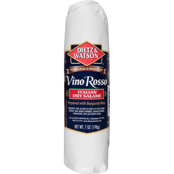 Lunch Meat Dietz & Watson Salame, Vino Rosso hero