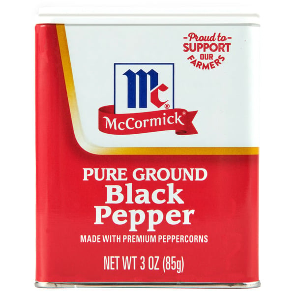 Spices & Seasonings McCormick® Pure Ground Black Pepper hero