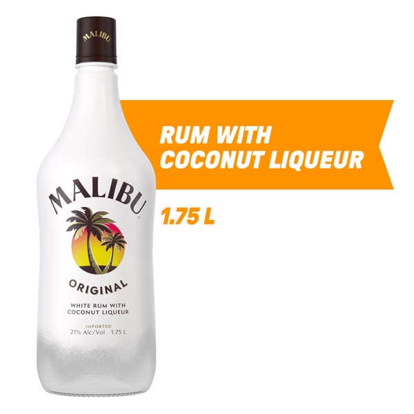 Spirits Malibu White Rum with Coconut Liqueur hero