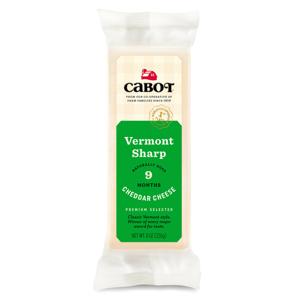 Packaged Cheese Cabot Vermont Sharp Cheddar Cheese hero