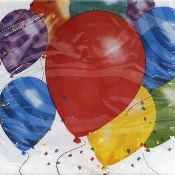 Paper Goods Party Creations Napkins, Balloon Blast, 2 Ply hero