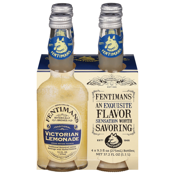 Juice & Nectars Fentimans Soda, Victorian Lemonade, Traditional hero