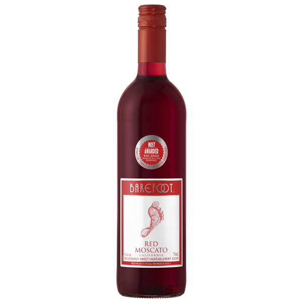 Moscato Wine Barefoot Red Moscato Red Wine hero