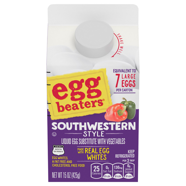 Eggs Egg Beaters Liquid Egg Substitutes, Southwestern Style hero