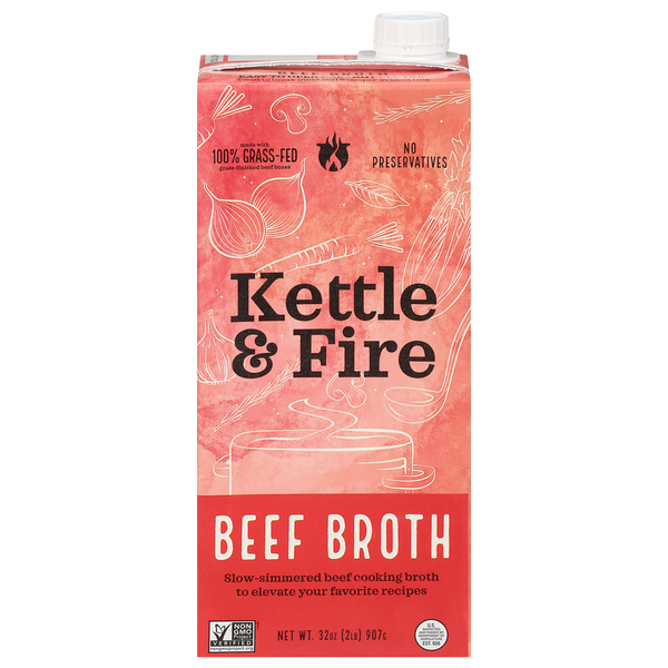 Soup, Broth & Bouillon Kettle & Fire Broth, Beef hero