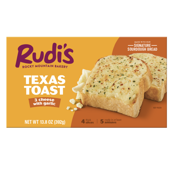 Rudi's Texas Toast 3 Cheese With Garlic hero