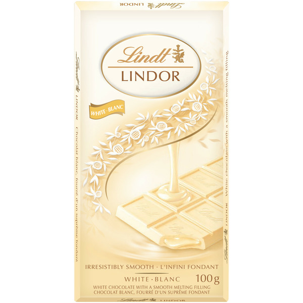 Candy & Chocolate Lindt White Chocolate Bar, 100 Grams hero