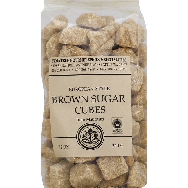 Baking Ingredients India Tree Sugar, Brown, European Style, Cubes hero